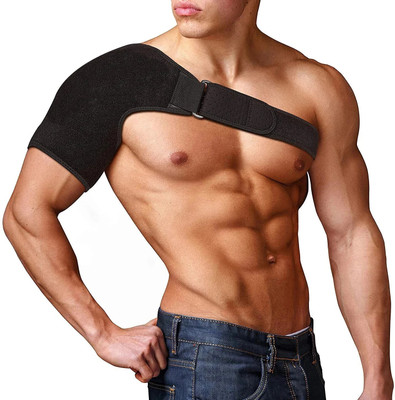 ComportSpa Shoulder Brace & Rotator Cuff Support Brace for Men & Women, Shoulder Compression Shoulder Support(Black)