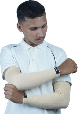 CAPTAIN ELBOW SUPPORT SLEEVES Elbow Support(Beige)