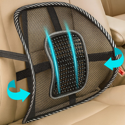 Paul Henry Universal Fit Car Support Backrest for All Seats Back / Lumbar Support(Black)