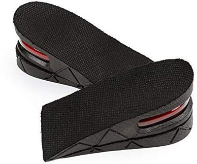 Zonkar Soft Air Inserts Unisex 5cm Adjustable 2 Layer Height Increasing Heel Half Insole