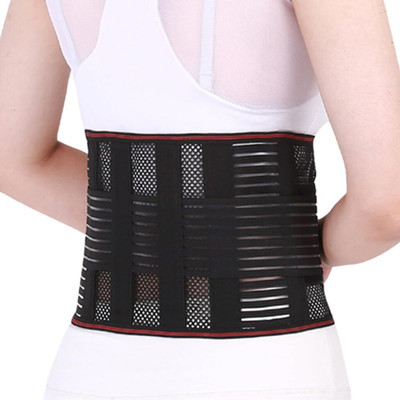 maycreate Breathable Mesh Lumbar Support for Back Pain Adjustable Belt Back / Lumbar Support(Black)