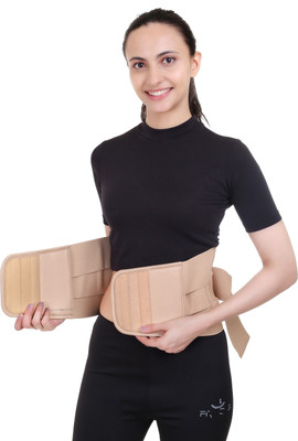 Mulkraj NEW-ABS-Premium Lumbar Support Belt for Back Pain Relief Adjustable Strap-26 Abdominal Belt(Beige)