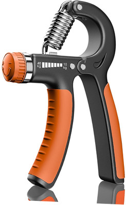 PHAGQU Slip Forearm Hand Grip Wrist Strengthener Exerciser for Men & Women Hand Grip/Fitness Grip(Black)
