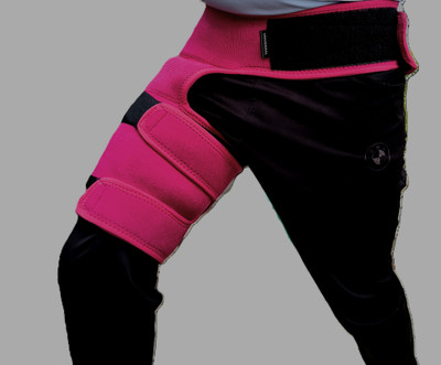 NEYM Hip & Thigh compression wrap for groin, hamstring, sciatica pain relief Supporter(Pink)
