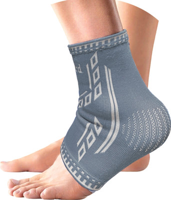 Leeford Ankle support | Stabilizes weak Joint & Ankles | Prevent Swelling & Injuries Ankle Support(Grey)