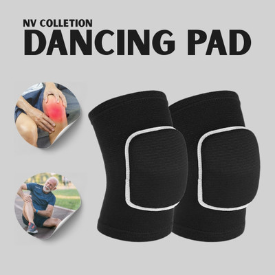 CTC CREATION BalletWhisper Knee Pads for Silent Pirouettes Knee Support(Black)