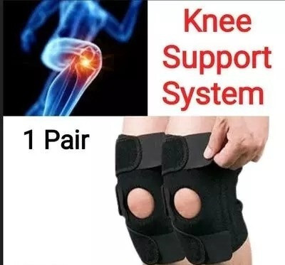 Mulkraj Ortho Mulkraj-Fitness KNEE CAP SUPPORT FOR MEN AND Knee Support (Black)-110 Knee Support(Black)