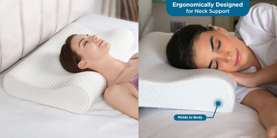 RUSHABH ENTERPRISE Memory Foam Birds Sleeping Pillow Pack of 1(White)