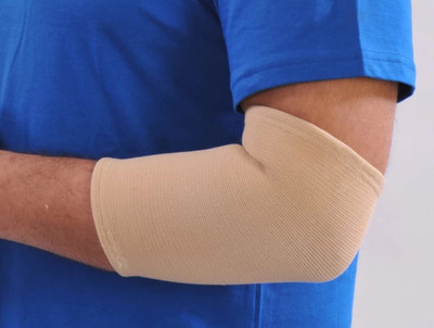 Viven enterprise ELASTIC ARM FLEXIBLE PROTECTOR Elbow Support (Blue) Elbow Support(Beige)