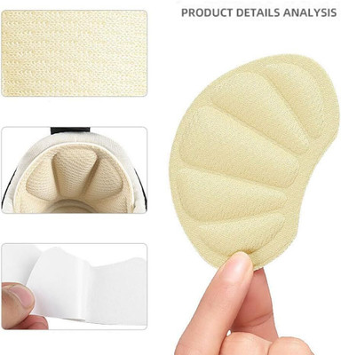 Newvent Heel Pads Inserts for Loose Too Big Heel Inserts,Heel Grip Cushion Pads 1 Pair Insole