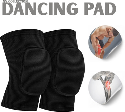 NV COLLECTION StepGuard Knee Pads built for secure protection in high-impact dance sets Knee Support(Black)