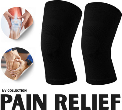 NV COLLECTION Joint-Friendly Knee Brace for Extended Activity Knee Support(Black)