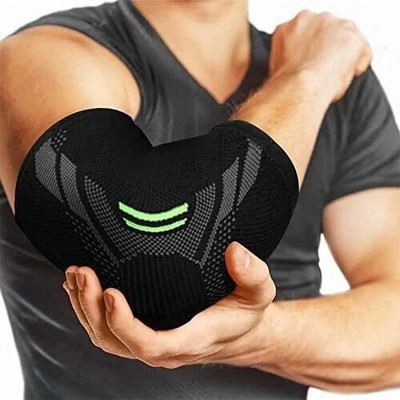 FACILAID Elbow Support for Gym Sports Men Women Elbow Guard Elbow Sleeve Cap Band Brace Elbow Support(Black)