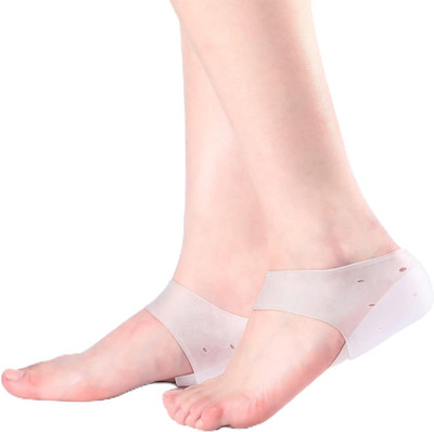 SKETWARE Invisible Height Increase Silicone Insole Heel Lift Insole Invisible Foot Heel Support(Multicolor)