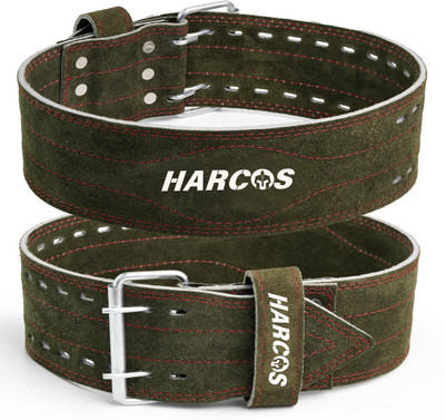 HARCOS Real Leather Power Lifting back Pain support & Squatting Fitness Weight no Tear Weight Lifting Belt