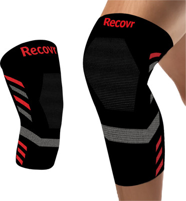 Recovr Sports Knee Caps|Unisex|3D Knit|360° Support & Pain Relief|For Daily Use Knee Support