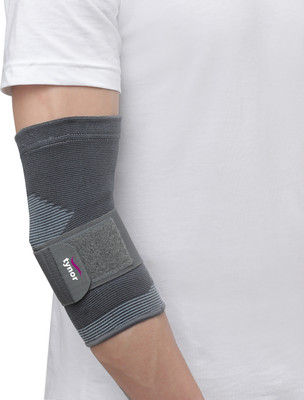 TYNOR Elbow Support, Grey, Medium, 1 Unit Elbow Support