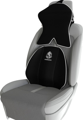 MRRON PROTECH CRUZ BACKREST HEADREST SUPPORT FOR OFFICE CHAIR Back / Lumbar Support(Black)