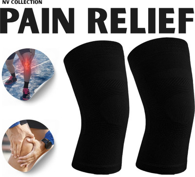 CTC CREATION Non-Slip Relief Knee Sleeve for Free Movement Knee Support(Black)
