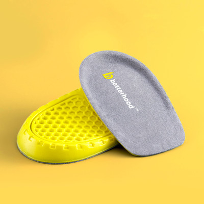 betterhood PosturePro Orthopedic Heel Pads for Pain Relief | Shoe Inserts for Men Women | Heel Support