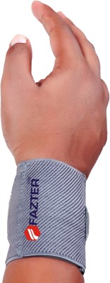 FAZTTER Adjustable Elasticized-Fabric Wrist Wrap | Well Designed Wrist Brace (Universal) Wrist Support(Grey)