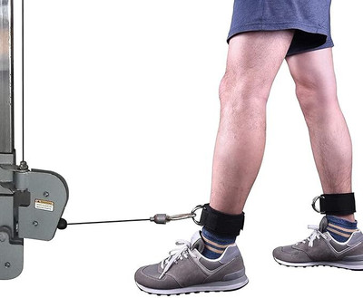 RACE Ankle Straps For Gym | Cable Machine Exercise | Leg Extensions | Kickback Ankle Support