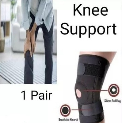 Mulkraj Ortho Knee Support(Men and Women) (Black)-131 Knee Support(Black)