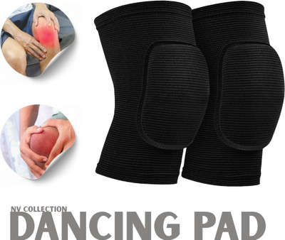 NV COLLECTION EnduraGlide Knee Pads built for demanding modern dance training sets Knee Support(Black)