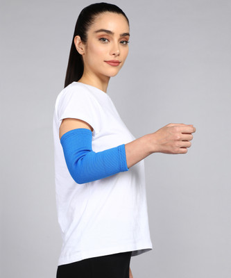MICROSIDD Elbow Support 4 way strech Elbow Support(Blue)
