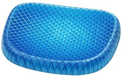 MAITRI ENTERPRISE Egg Sitter Seat Cushion Soft Gel Mat for Office Chair, Back/ Hip Support M470 Shoulder Support(Blue)