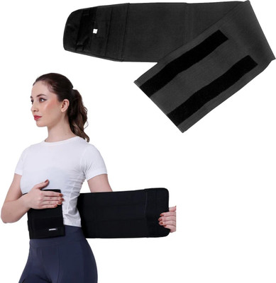 SELVA Relieves Back Pain Abdominal Belt For Men & Women Back / Lumbar Support(Black)