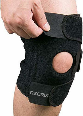 AZORIX Premium Knee Support Brace Open Patella for Knee Pain Relief and Injury Recovery Knee Support(Black)