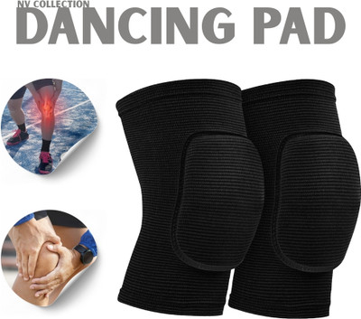 NV COLLECTION SmoothGuard Knee Pads giving seamless comfort for hours of choreography Knee Support(Black)