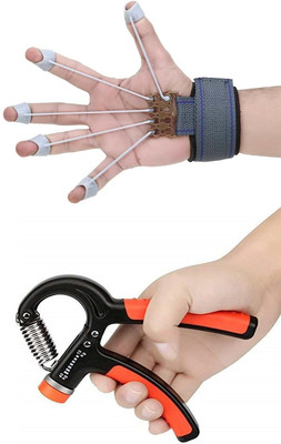 utkrist Combo of Hand grip and Finger gripper Hand Grip/Fitness Grip