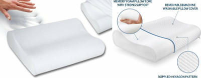 PRATIK MARKETING Memory Foam Animals Sleeping Pillow Pack of 299(White)