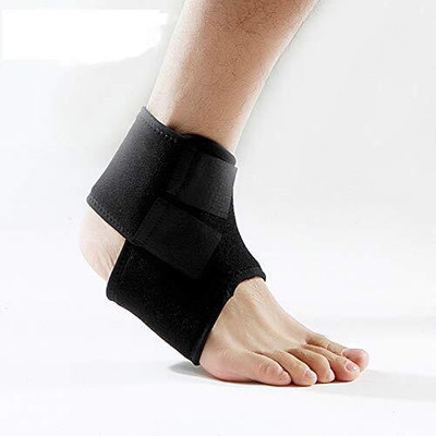 GymWar Ankle Support for Men and Women - Adjustable Neoprene Breathable Ankle Brace Ankle Support(Black)