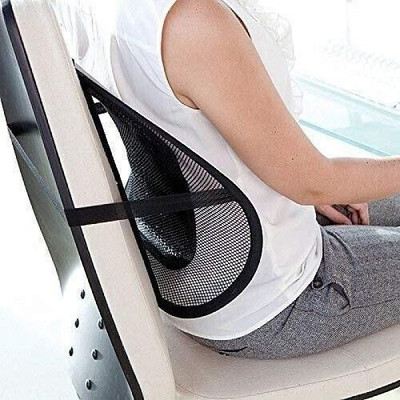 shree shyam vej enterprises Acupressure Back Rest Car Seat Lumber Support Office Home Car Seat Chair Back / Lumbar Support(Black)