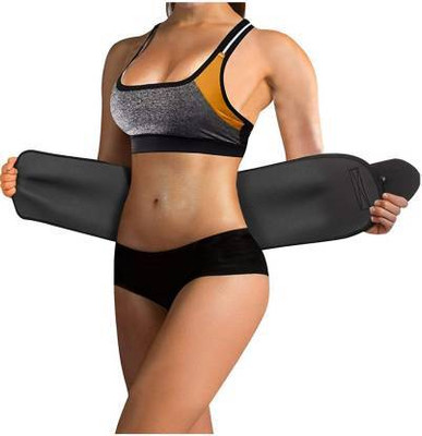 SemQ Good Fitness Weight For Power Lifting Gym Workout M Weight Lifting Belt Weight Lifting Belt(Black)