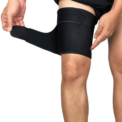 Digitalduniya Thigh Support support Groin Support Brace Compression Thigh Strap 1 pc Leg & Thigh Lifters(Black)