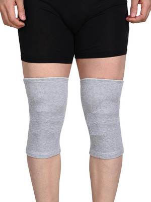 SOULVITA Knee Cap Support for Men & Women | Pain Relief Knee Brace Knee Support(Grey)