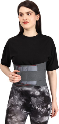 Mulkraaj LS--ABS-Lumbar Sacral (LS) Waist Belt for Men/Wome-ABS-113 Abdominal Belt(Grey)
