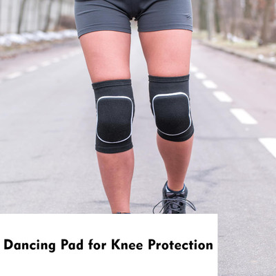 NV COLLECTION ComfortSlide Knee Pads for Floor-Based Routines Knee Support(Black)