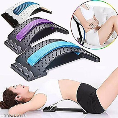 FITRONYX Back Poster corrector Alpha spinal curve back Muscle device Lumbar Curve Support Back / Lumbar Support(Black, Blue)