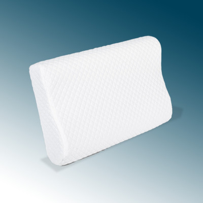 HELPVAY Memory Foam Cervical Pillow Neck Support(White)