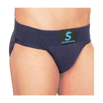 SportSoul Cotton Gym & Athletic Abdominal Belt(Blue)