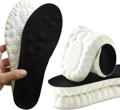 N2J2 SHOP Shock Absorbing Height Increasing Sports Shoe Insole for Men and Women Soft Sole Insole