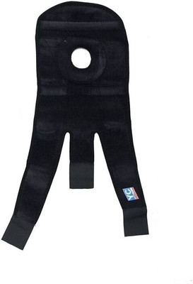 IRIS Open-Patella Stabilizer with Adjustable Strapping Knee Support(Black)