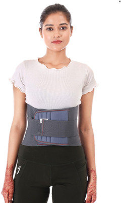 healntrust Premium Lumbar Support Belt for Men and Women Back Support Belt Back / Lumbar Support(Grey)