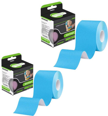 Comfortinglives Kinesiology Tape for Muscle Support (Pack of 2) Kt Tape for Physio (5M x 5 CM) Kinesiology Tape