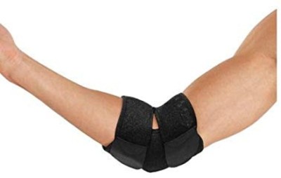 Comfo Smart Elbow Support (Neoprene) Brace For Tendonitis,Arthritis,Basketball,Baseball Elbow Support(Black)